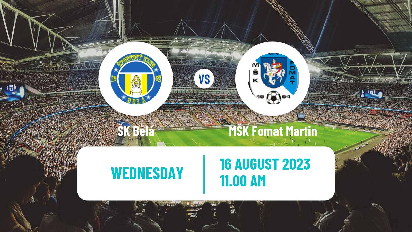 Football Slovak Cup Belá - MŠK Fomat Martin