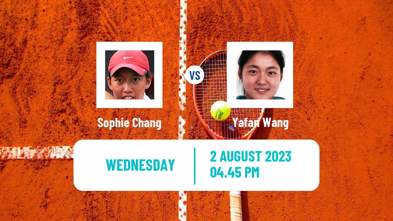 Tennis ITF W60 Lexington Ky Women Sophie Chang - Yafan Wang