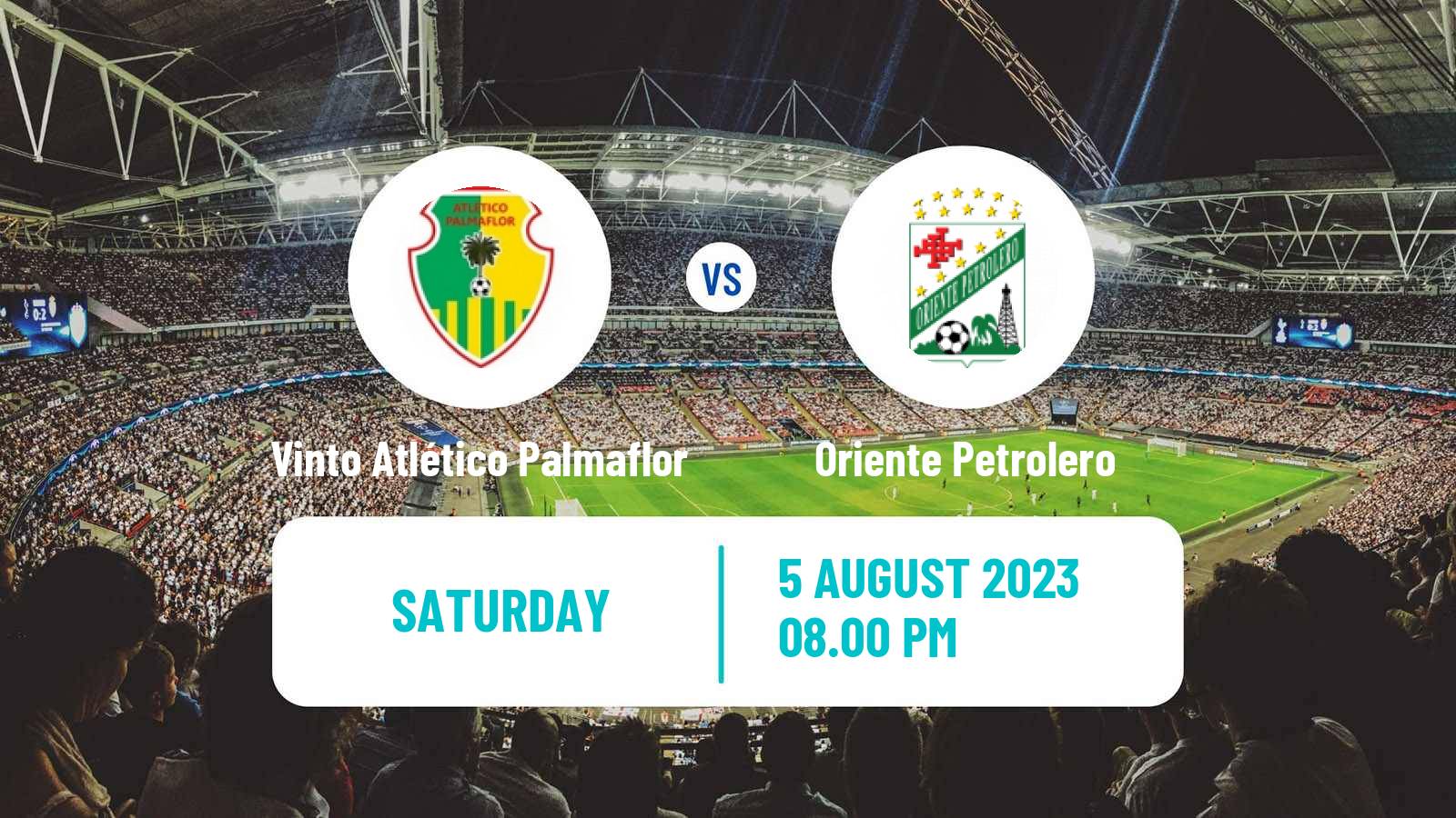 Soccer Bolivian Division Profesional Vinto Atlético Palmaflor - Oriente Petrolero