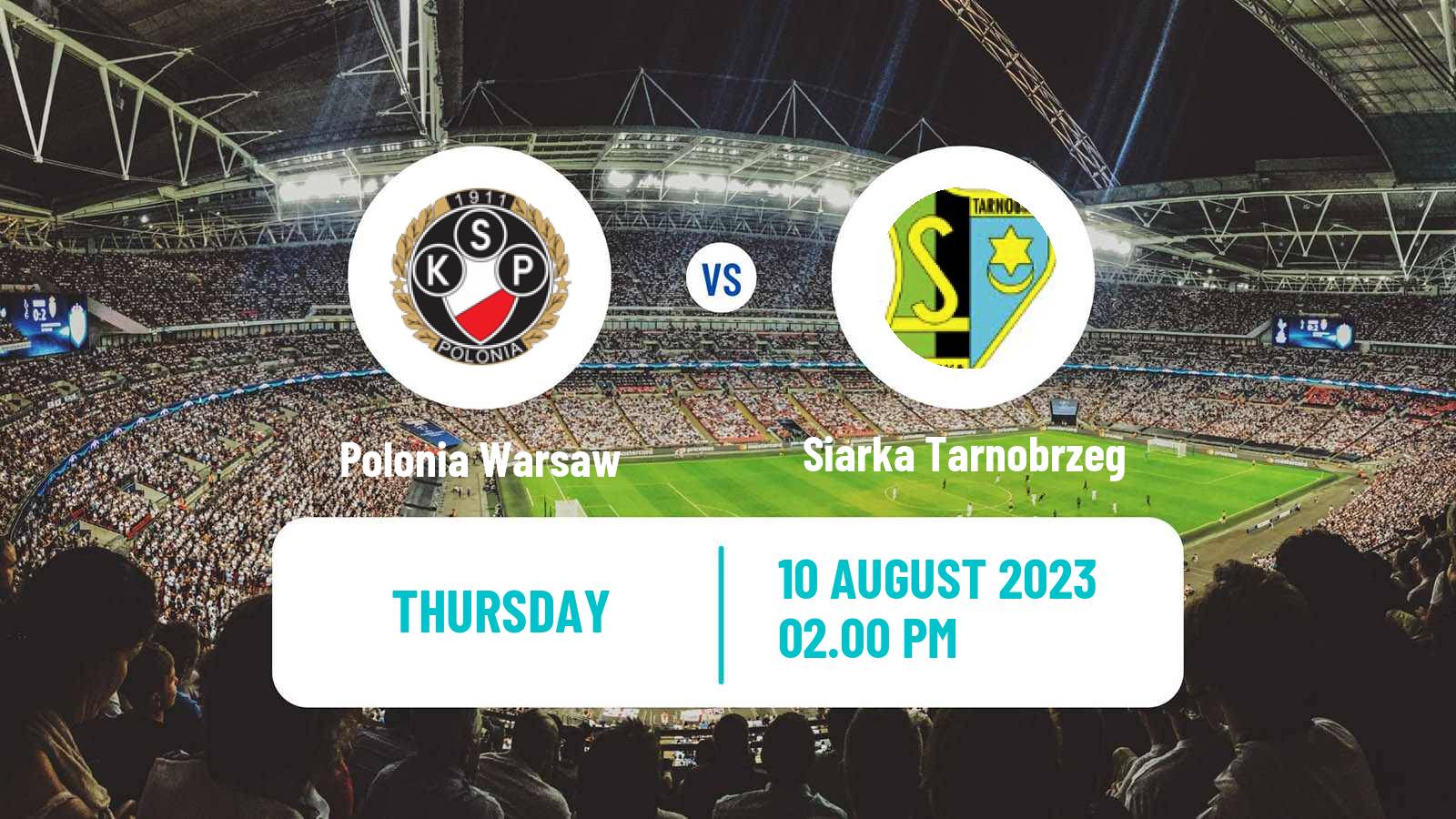 Soccer Polish Cup Polonia Warsaw - Siarka Tarnobrzeg