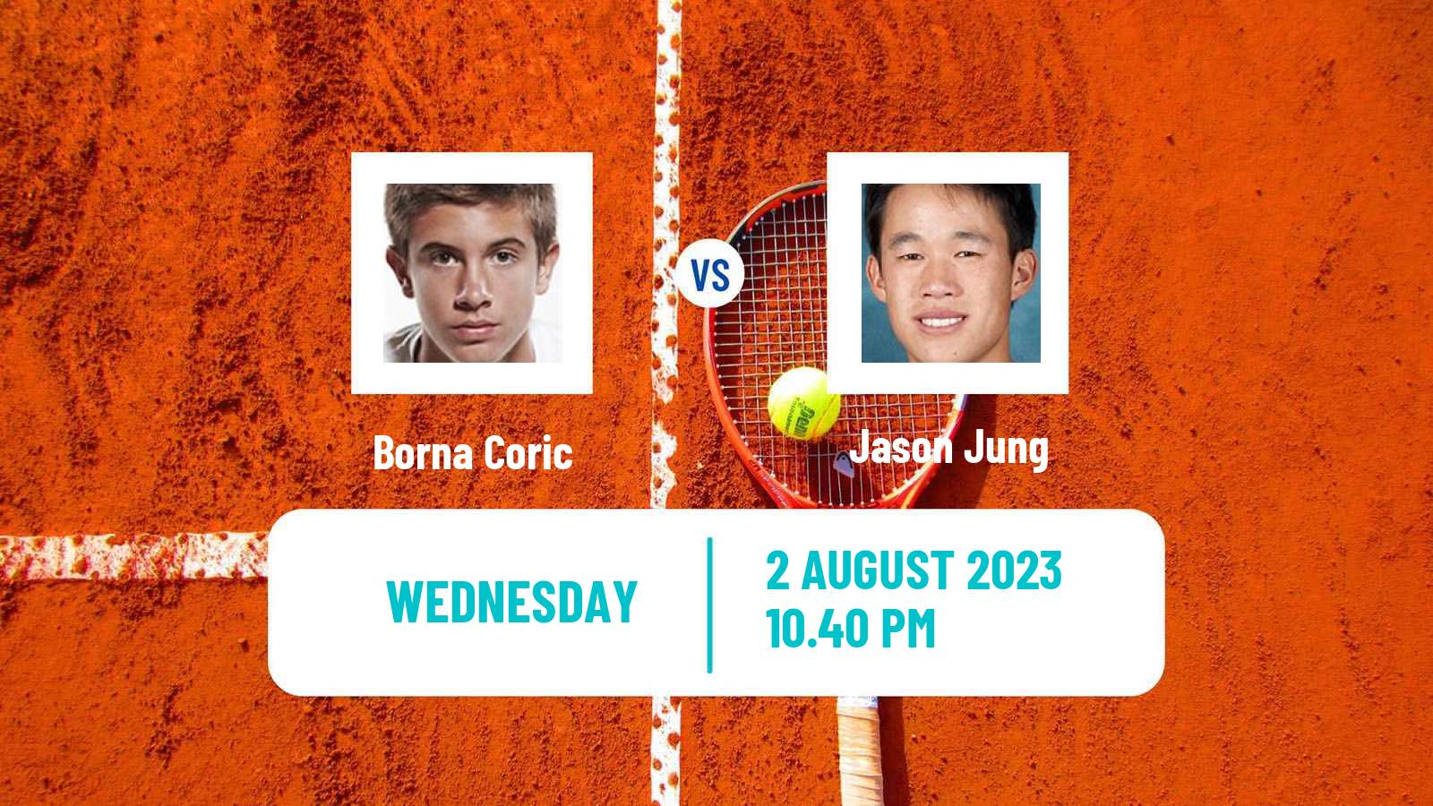 Tennis ATP Los Cabos Borna Coric - Jason Jung
