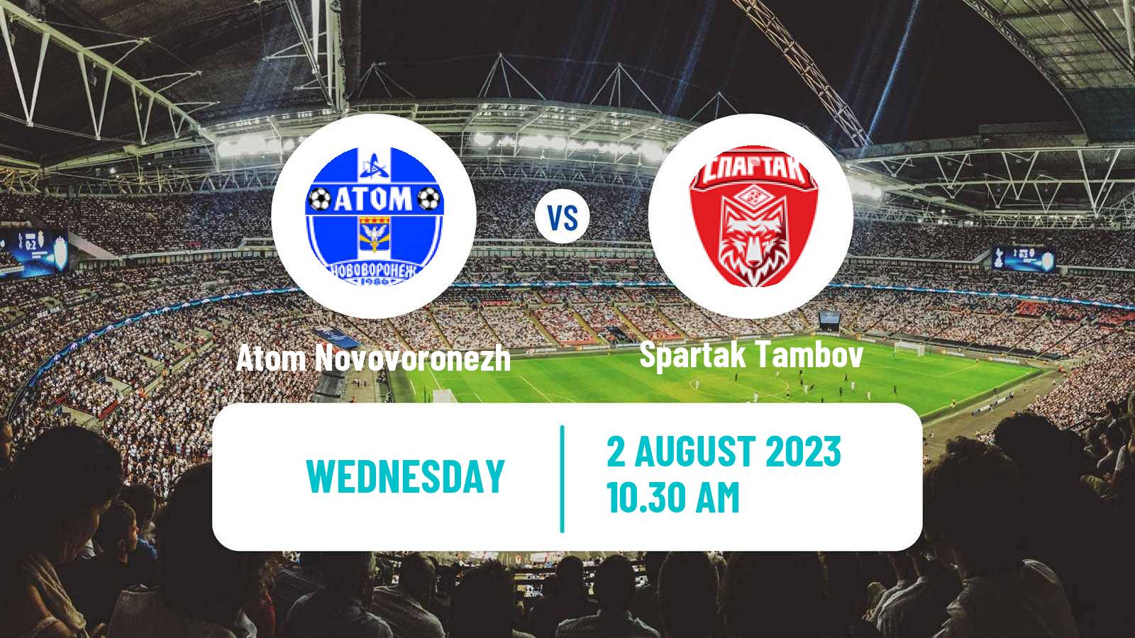 Soccer Russian Cup Atom Novovoronezh - Spartak Tambov