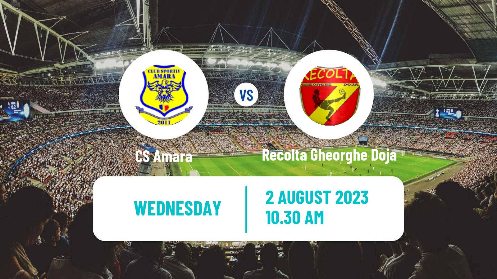 Soccer Romanian Cup Amara - Recolta Gheorghe Doja