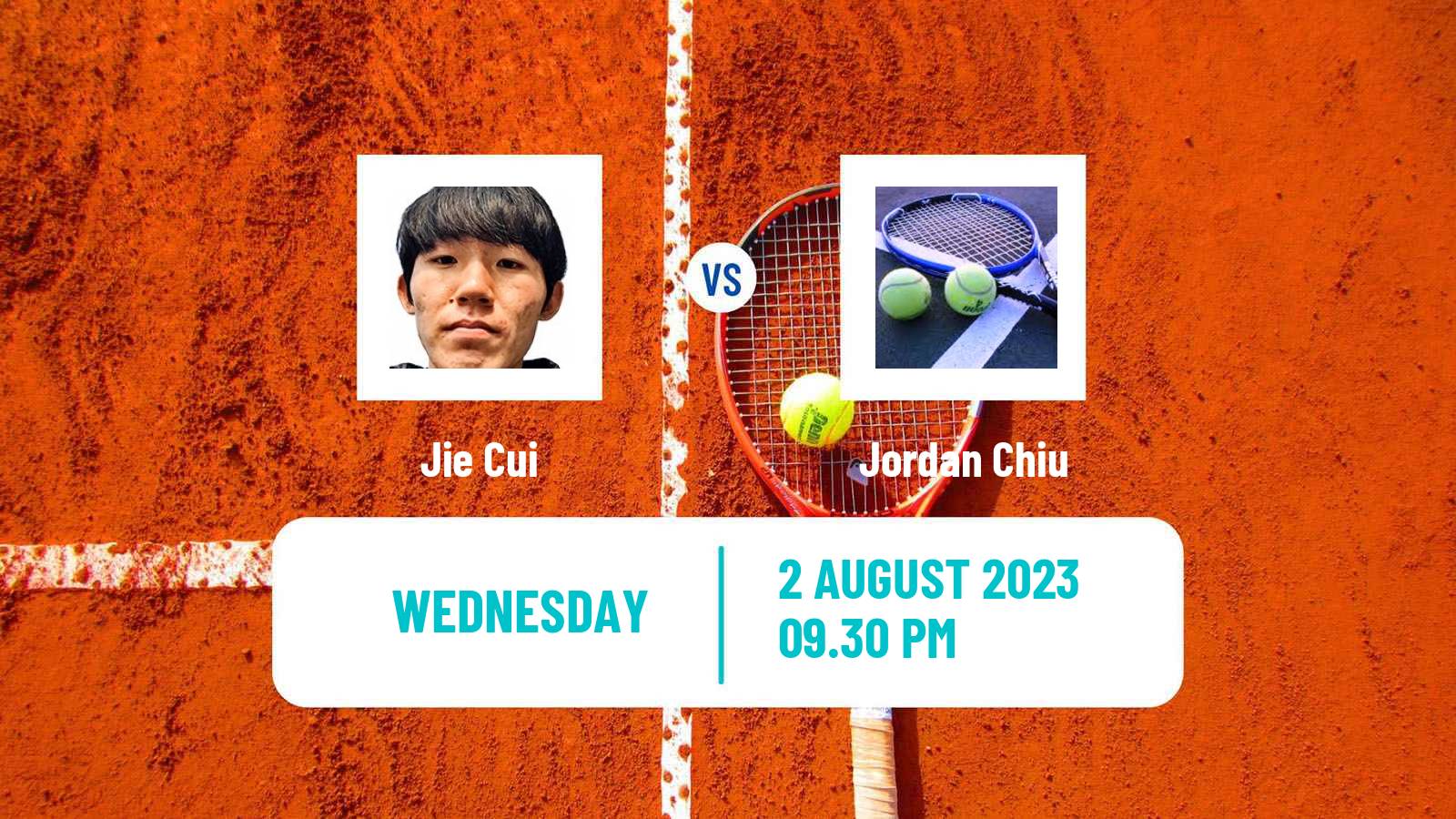 Tennis ITF M25 Anning Men Jie Cui - Jordan Chiu