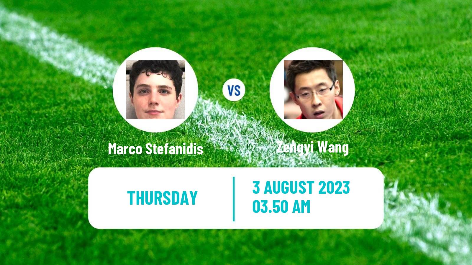 Table tennis Challenger Series Men Marco Stefanidis - Zengyi Wang