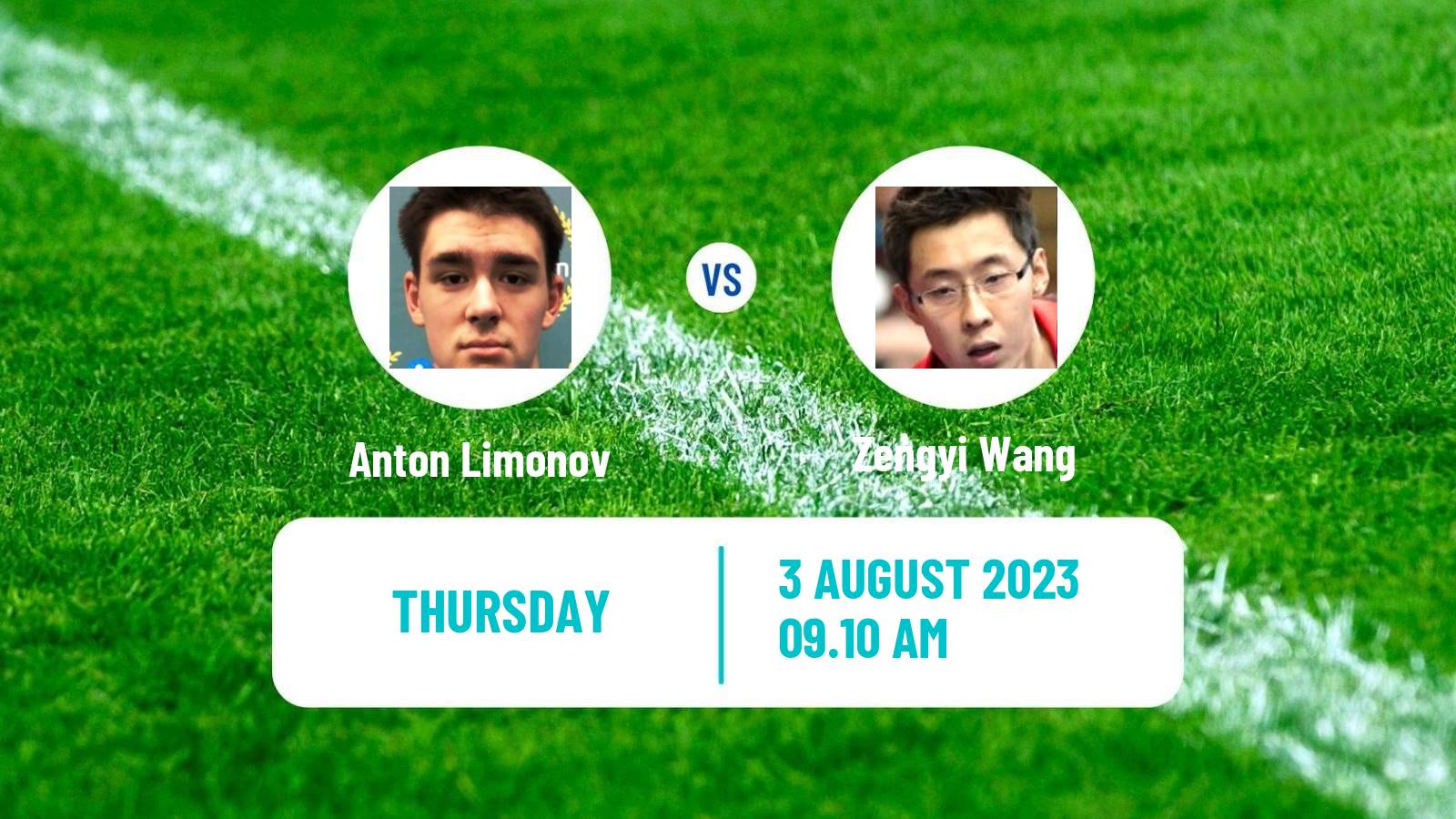 Table tennis Challenger Series Men Anton Limonov - Zengyi Wang