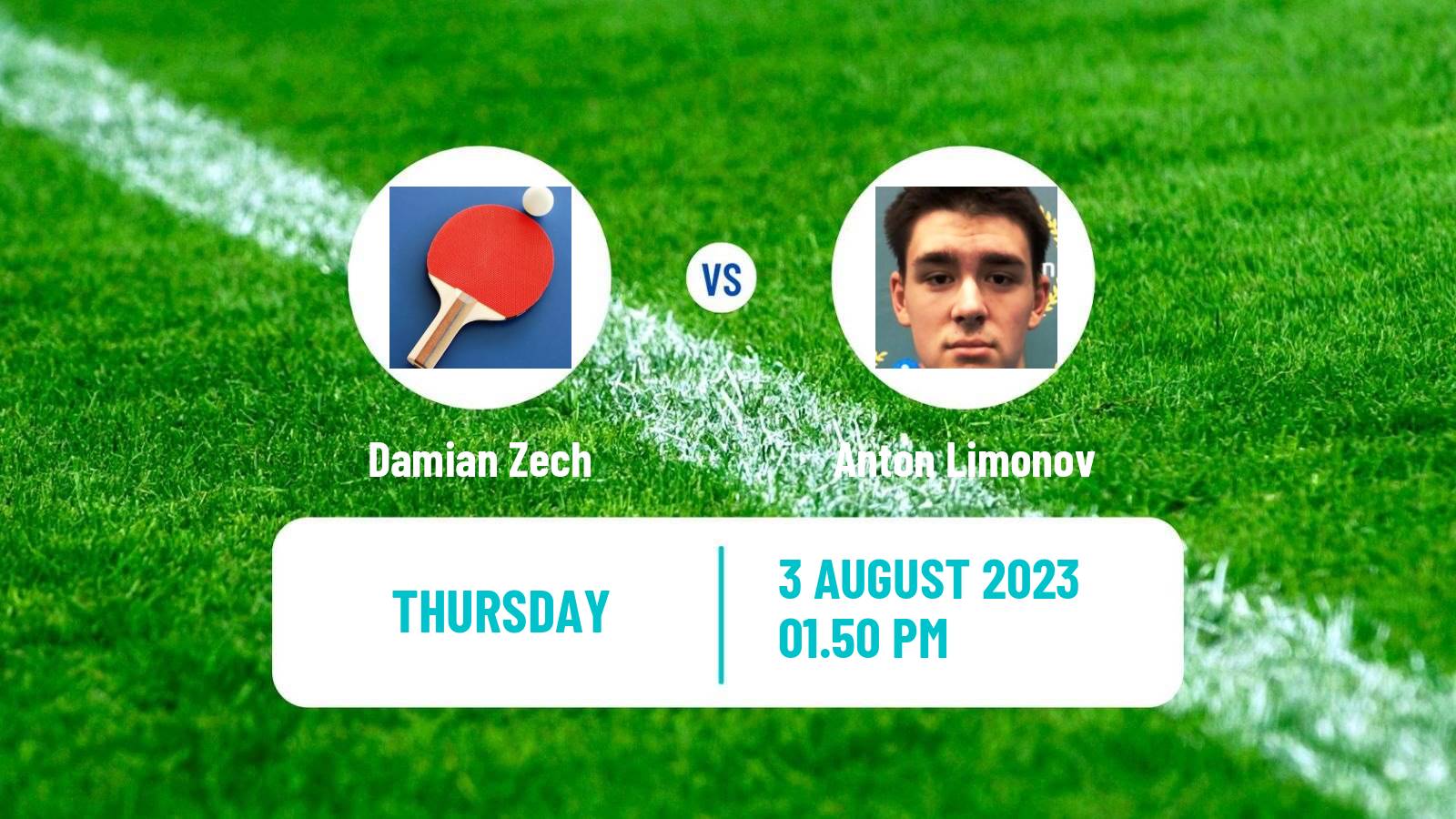 Table tennis Challenger Series Men Damian Zech - Anton Limonov