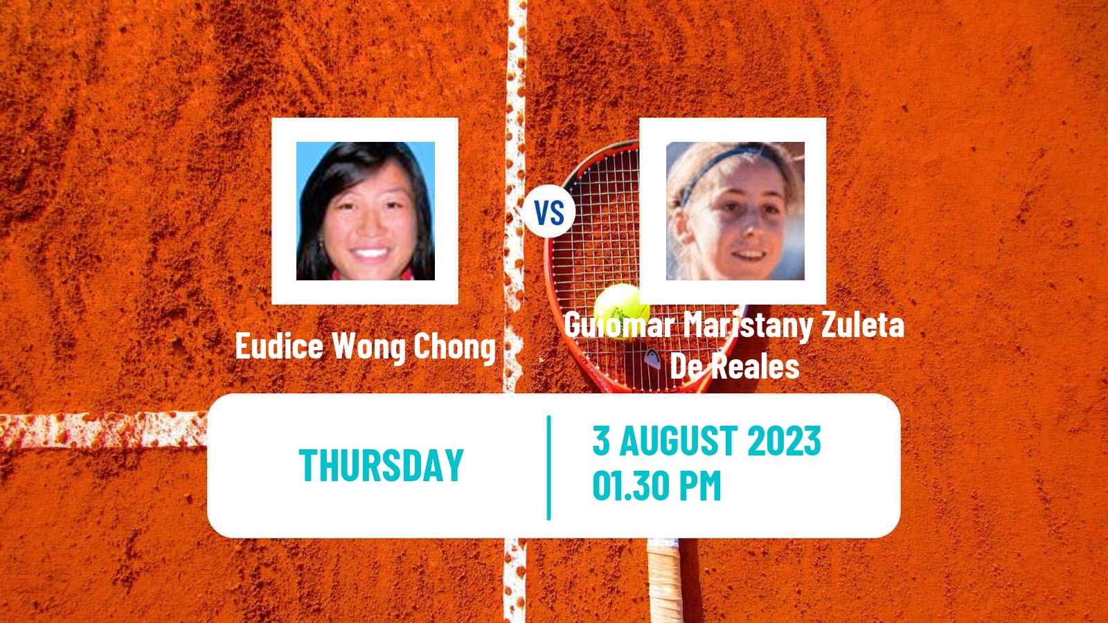 Tennis ITF W60 Barcelona Women Eudice Wong Chong - Guiomar Maristany Zuleta De Reales
