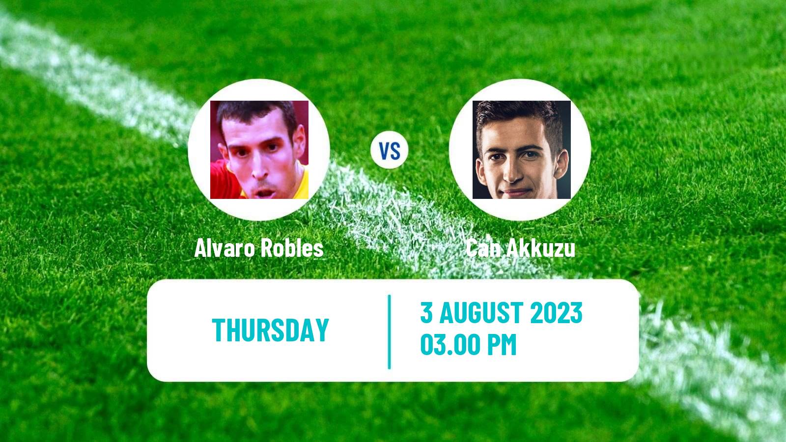 Table tennis Wtt Contender Lima Men Alvaro Robles - Can Akkuzu