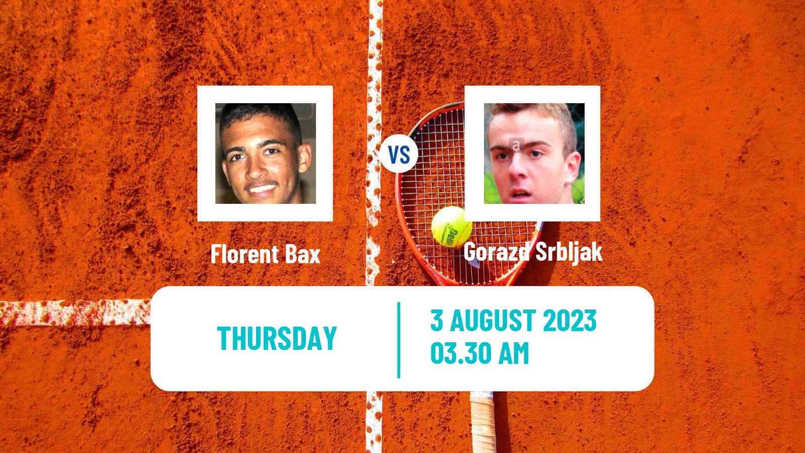 Tennis ITF M15 Novi Sad 2 Men Florent Bax - Gorazd Srbljak