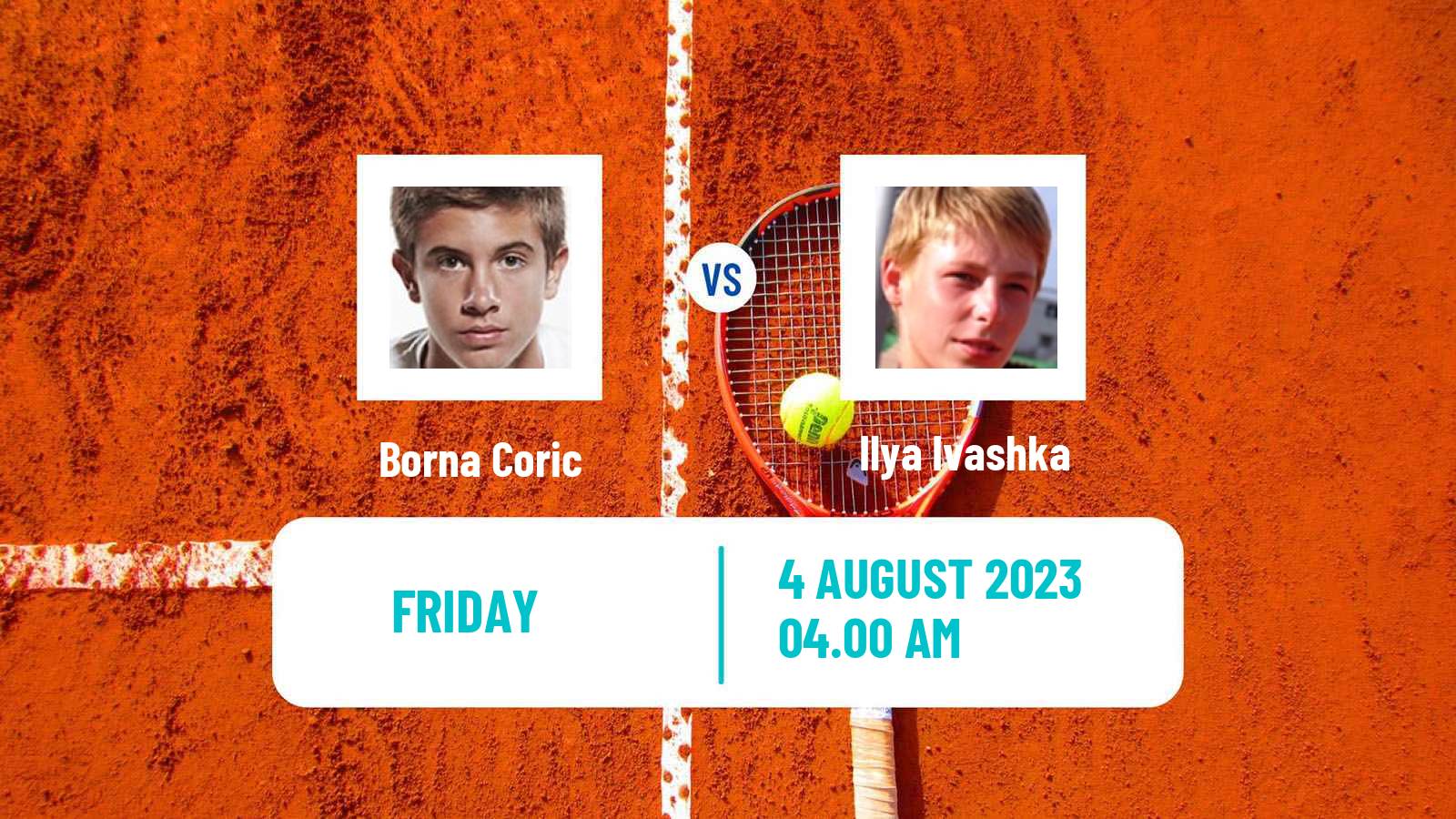 Tennis ATP Los Cabos Borna Coric - Ilya Ivashka