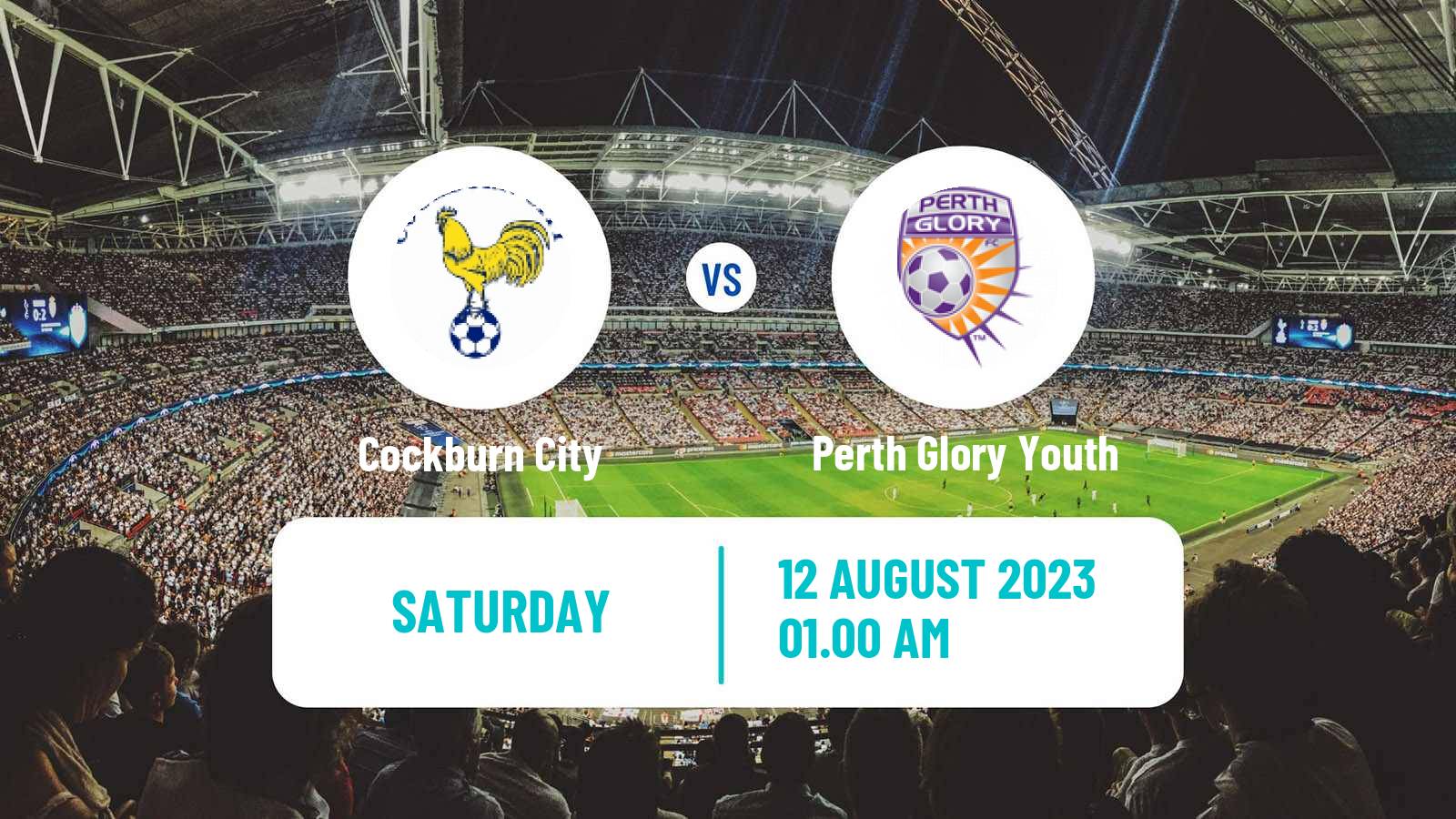 Football Australian NPL Western Australia Cockburn City - Perth Glory Youth