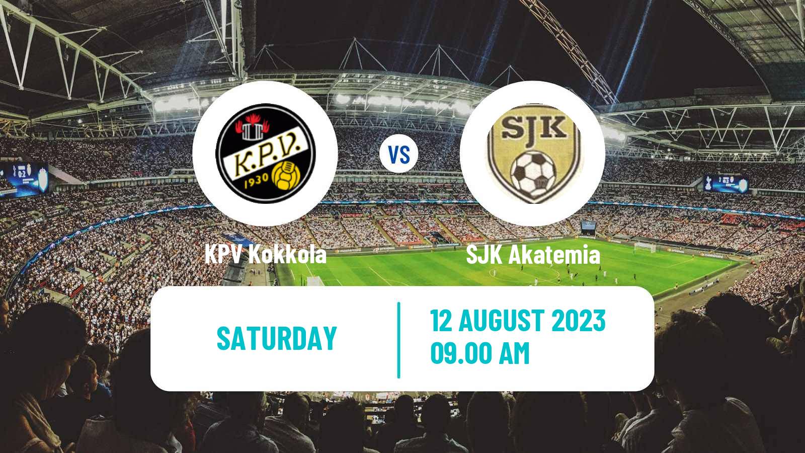 Football Finnish Ykkonen KPV Kokkola - SJK Akatemia