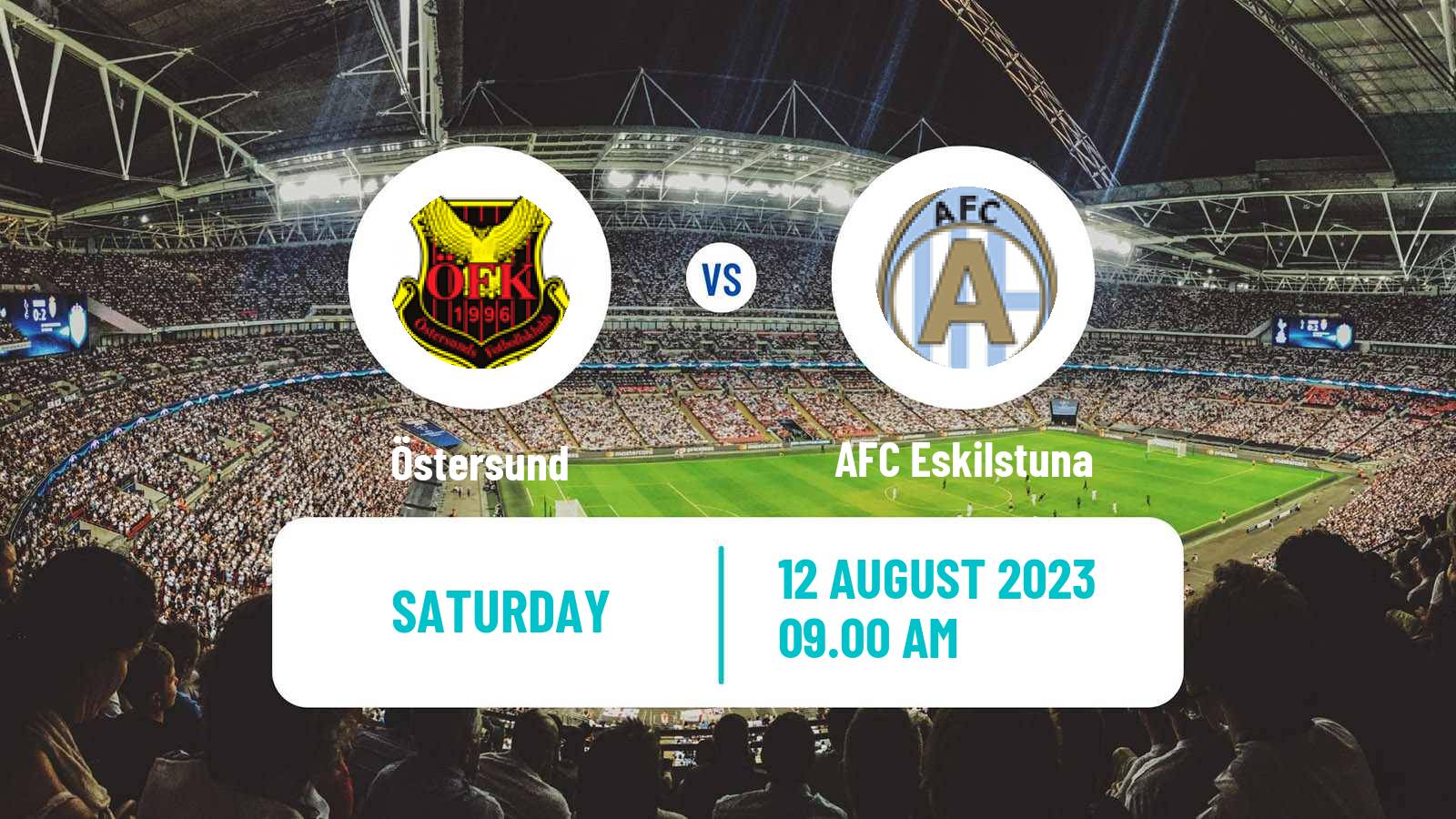 Soccer Swedish Superettan Östersund - AFC Eskilstuna