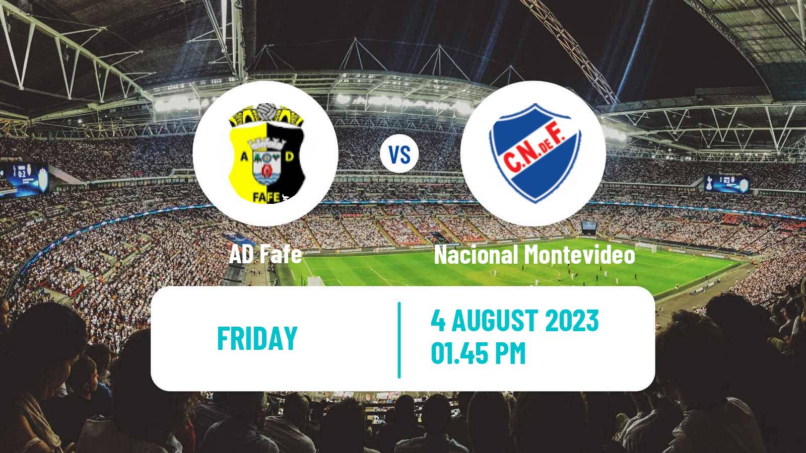 Soccer Club Friendly Fafe - Nacional Montevideo