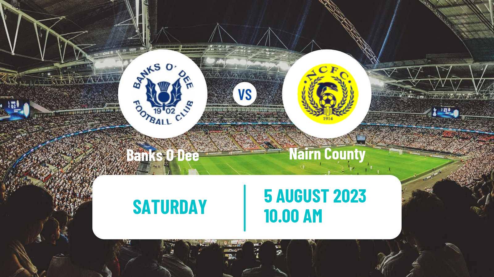 Soccer Scottish Highland League Banks O Dee - Nairn County
