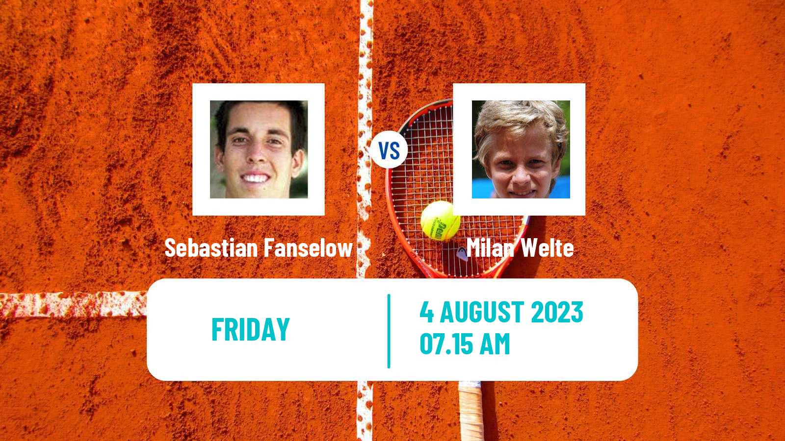 Tennis ITF M25 Wetzlar Men Sebastian Fanselow - Milan Welte