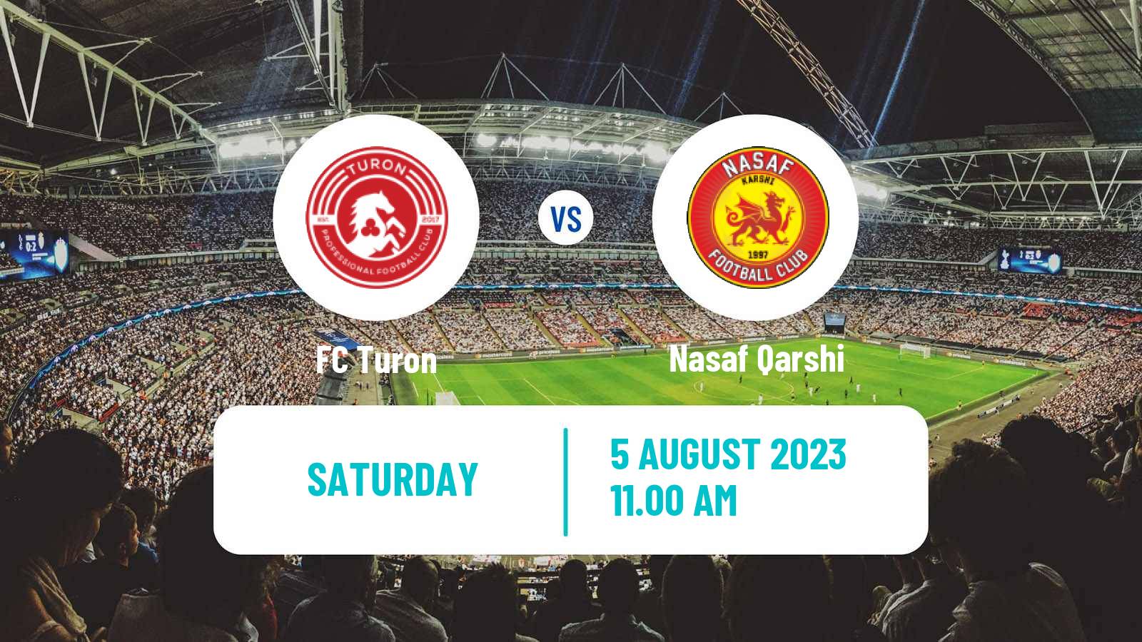 Soccer Uzbek League Turon - Nasaf Qarshi