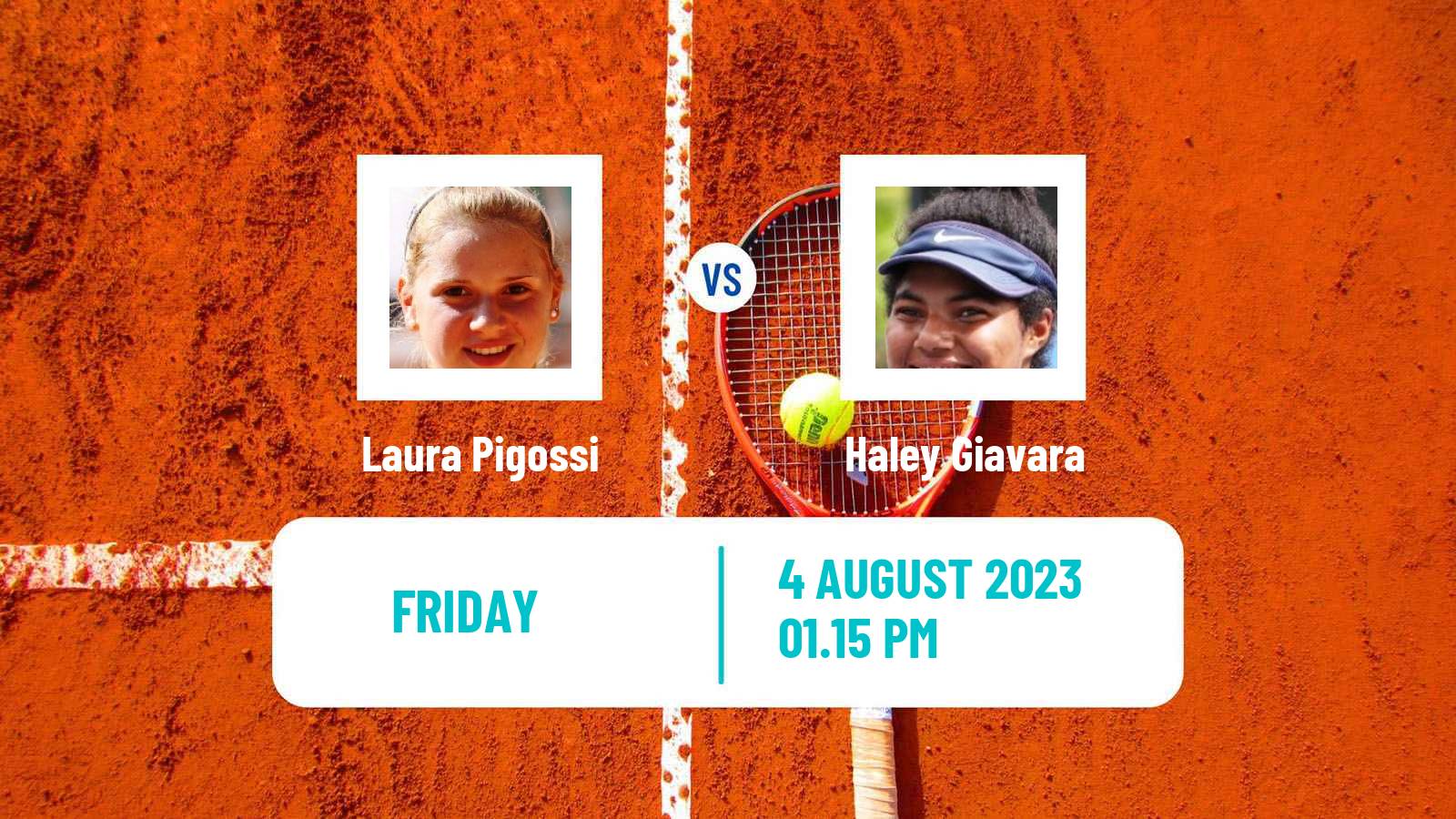 Tennis ITF W60 Feira De Santana Women Laura Pigossi - Haley Giavara