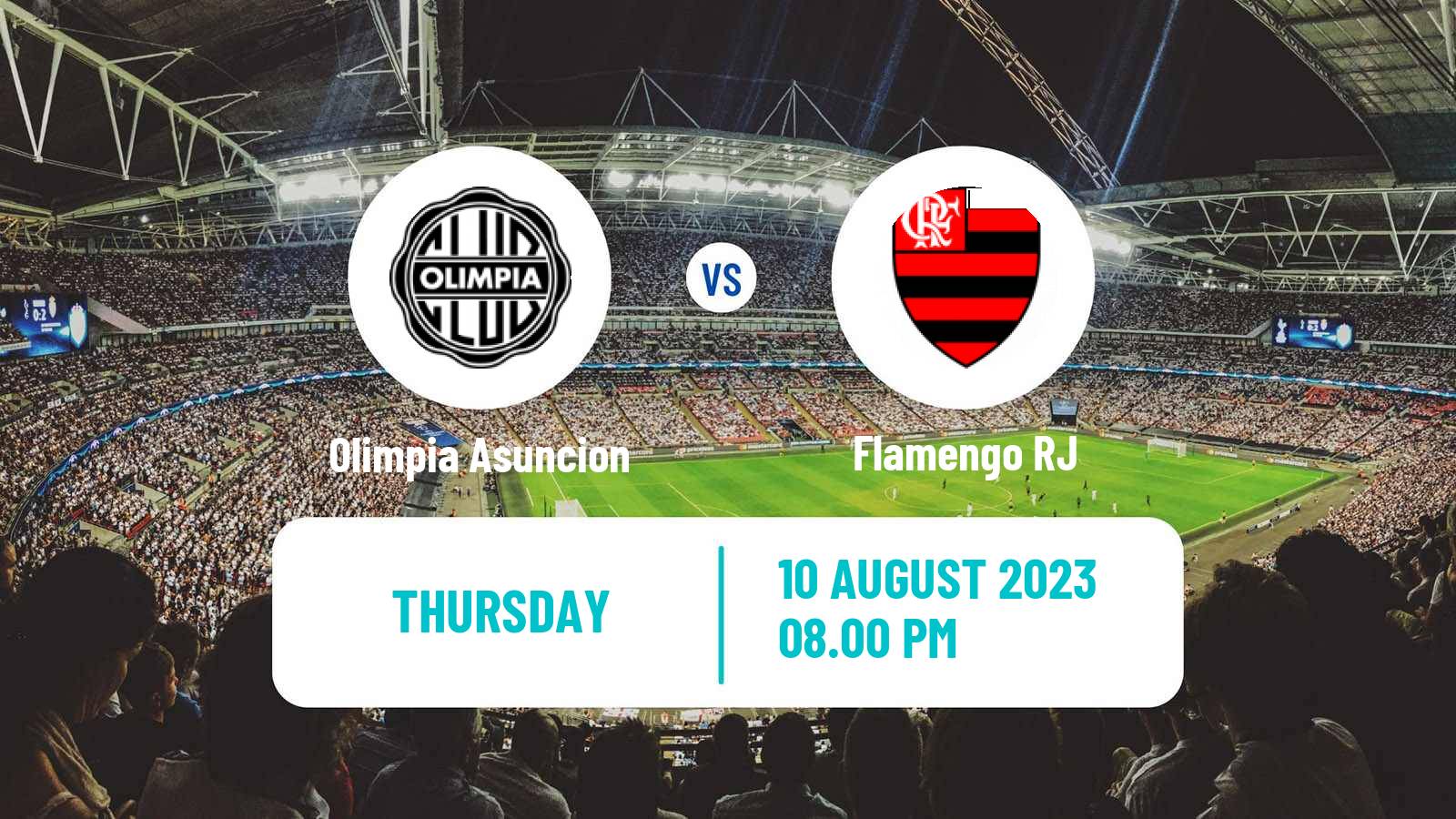Soccer Copa Libertadores Olimpia Asuncion - Flamengo