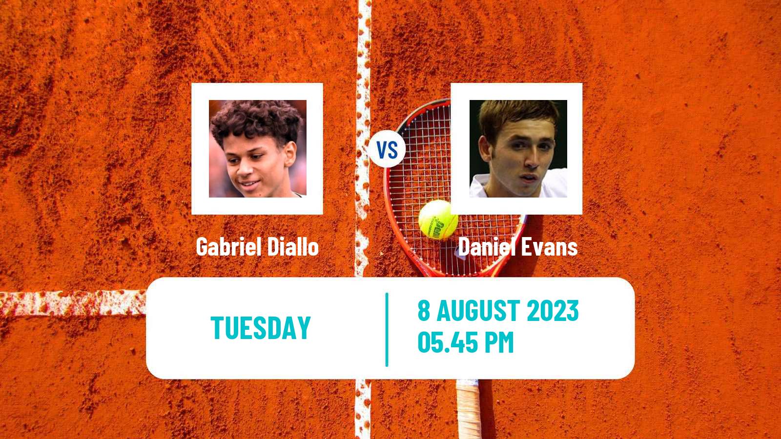 Tennis ATP Toronto Gabriel Diallo - Daniel Evans