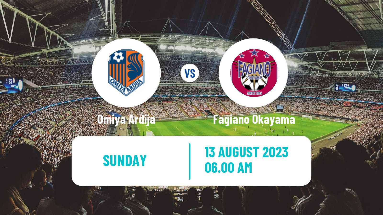 Soccer Japan J2 League Omiya Ardija - Fagiano Okayama