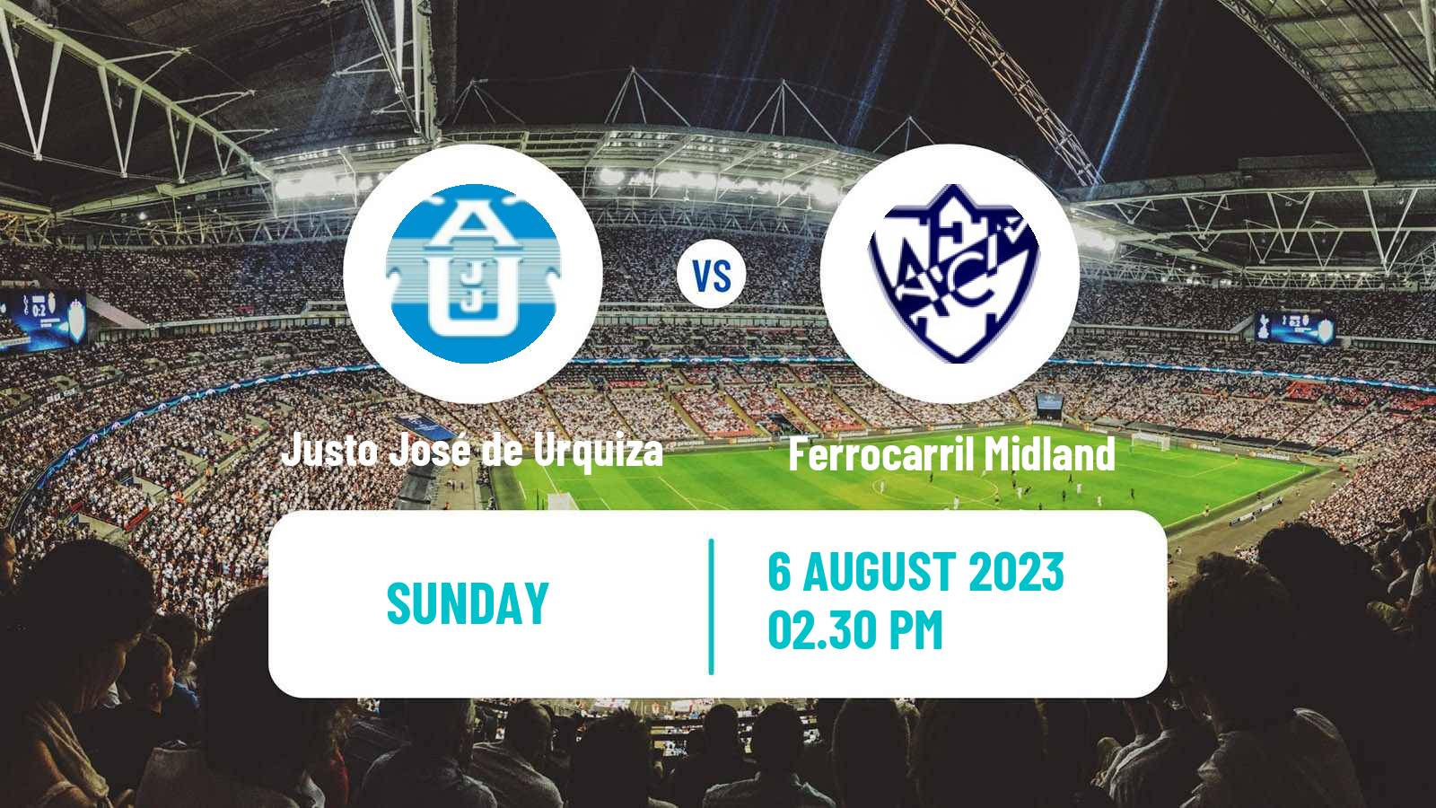 Football Argentinian Primera C Justo José de Urquiza - Ferrocarril Midland