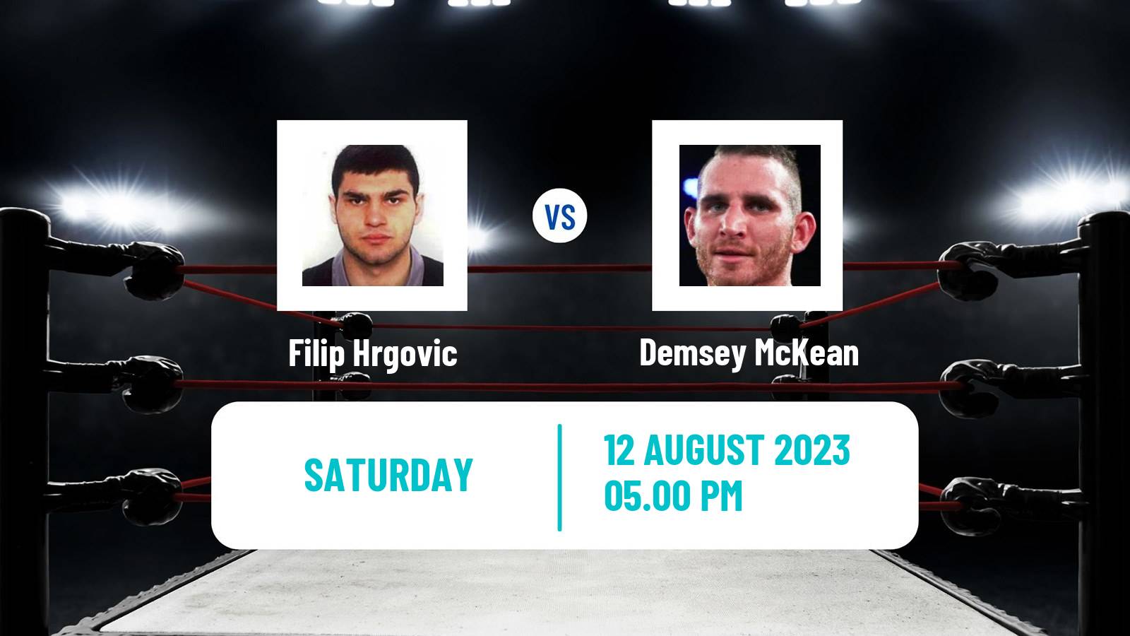Boxing Heavyweight Others Matches Men Filip Hrgovic - Demsey McKean