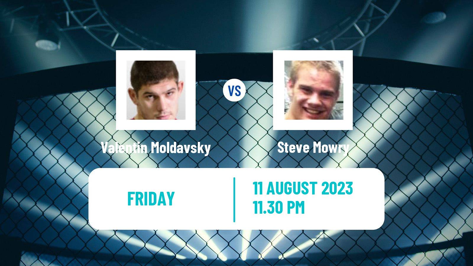 MMA Heavyweight Bellator Men Valentin Moldavsky - Steve Mowry