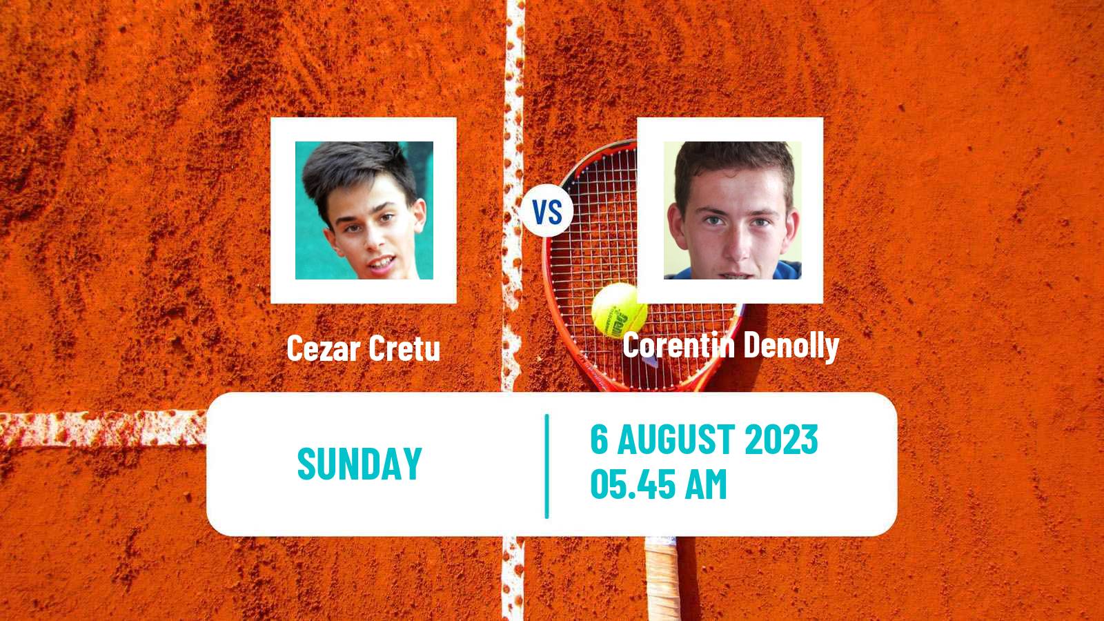 Tennis ITF M25 Pitesti Men Cezar Cretu - Corentin Denolly