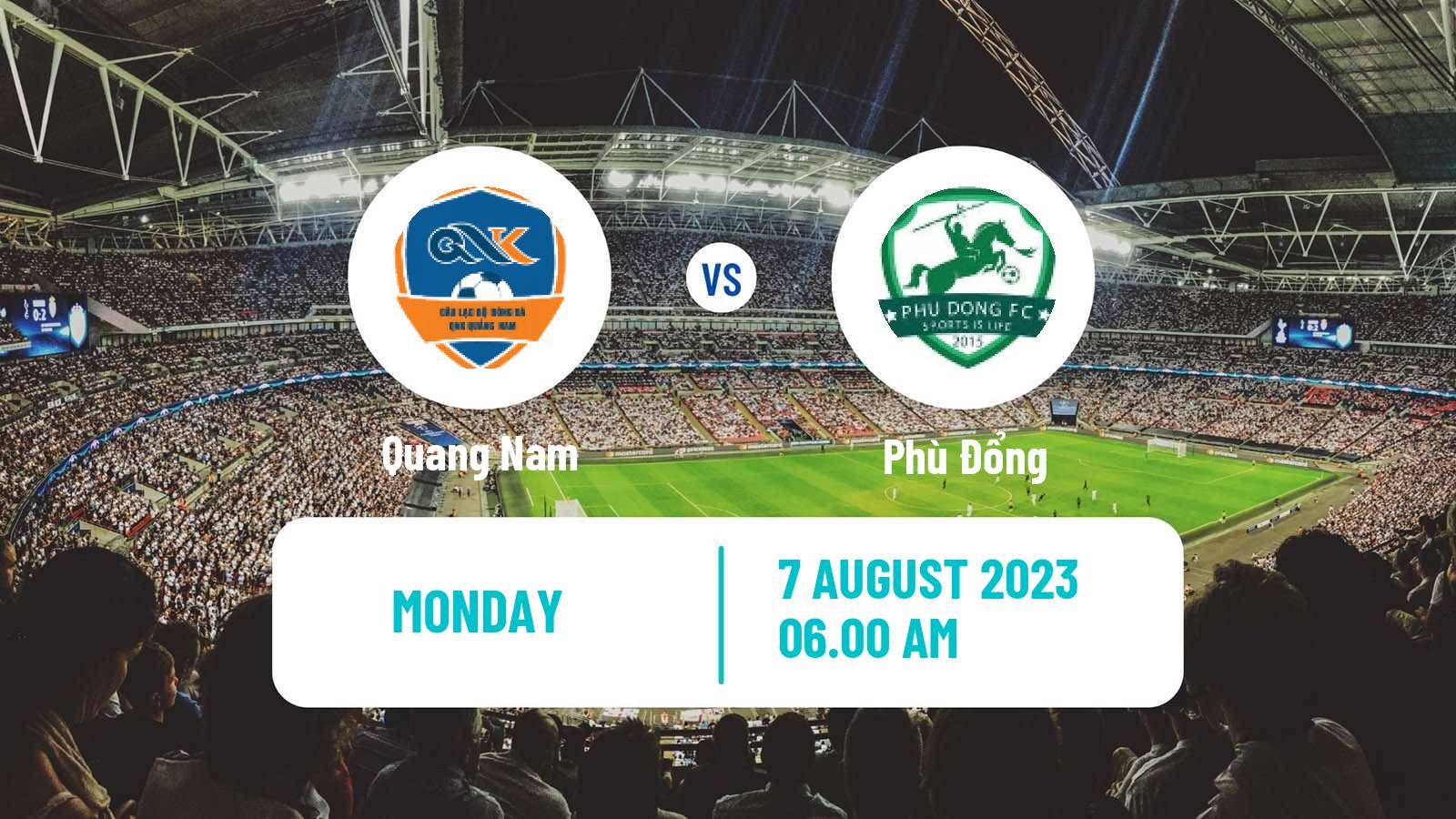 Soccer Vietnamese V League 2 Quang Nam - Phù Đổng