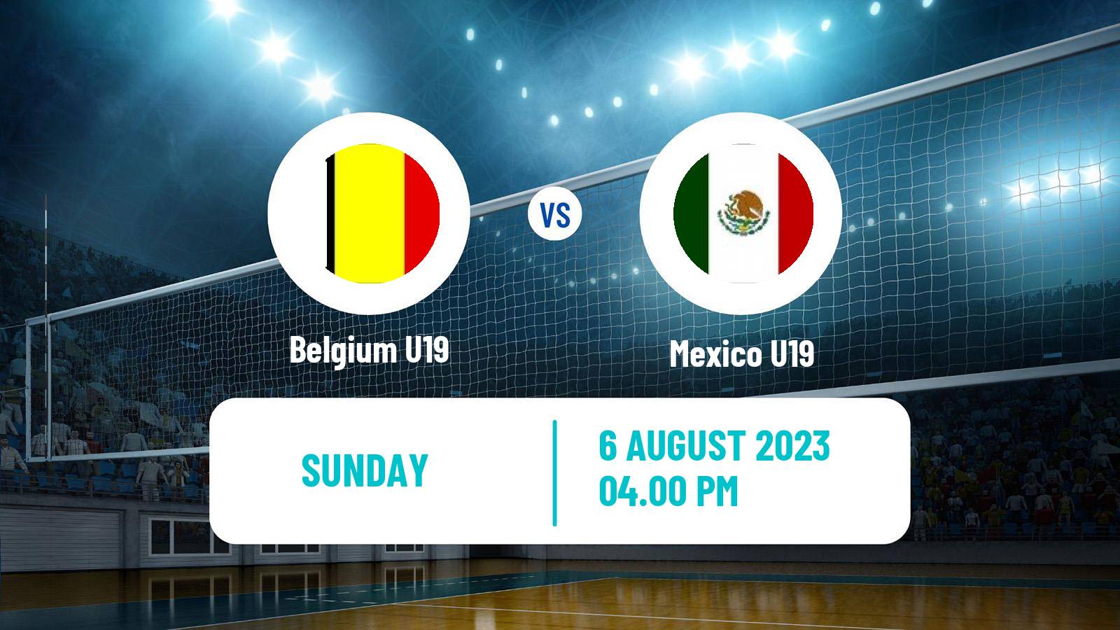 Volleyball World Championship U19 Volleyball Belgium U19 - Mexico U19