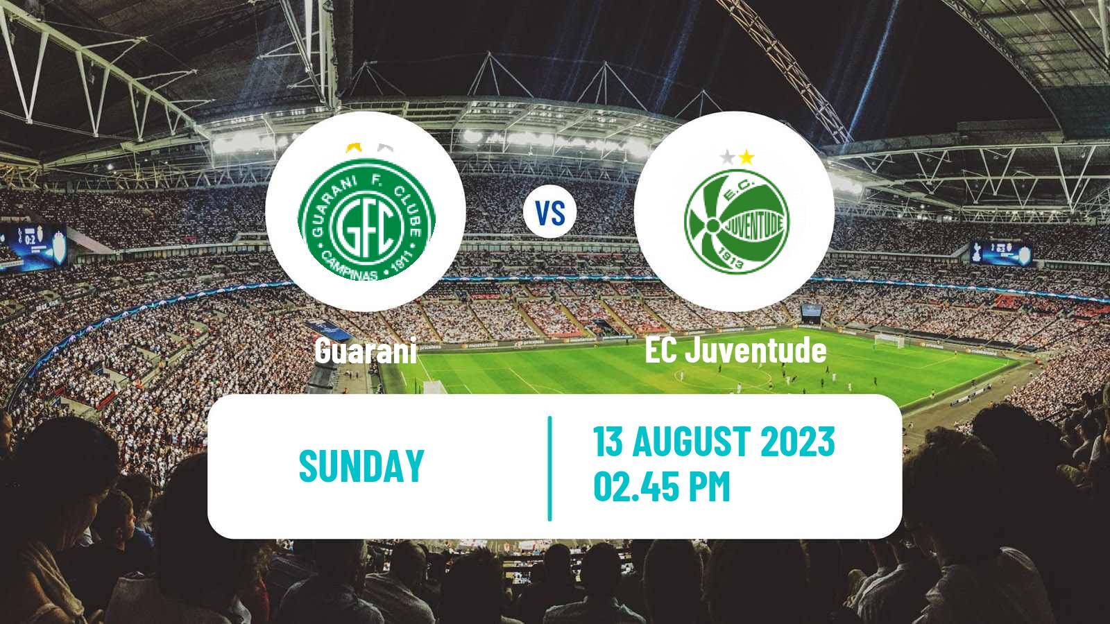Soccer Brazilian Serie B Guarani - Juventude