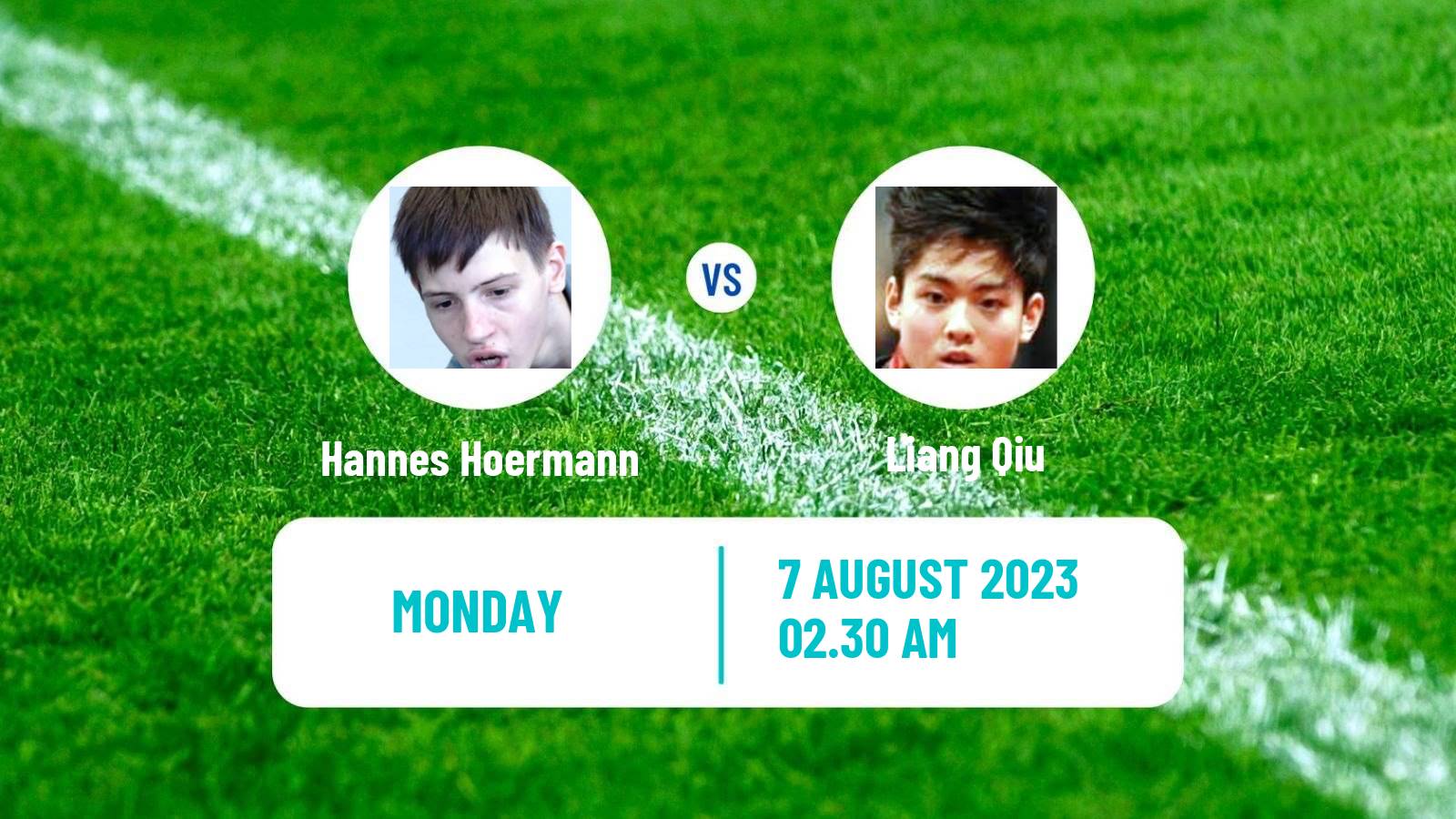 Table tennis Challenger Series Men Hannes Hoermann - Liang Qiu