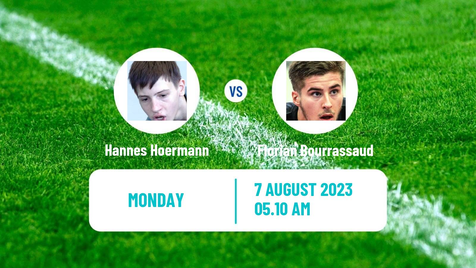 Table tennis Challenger Series Men Hannes Hoermann - Florian Bourrassaud