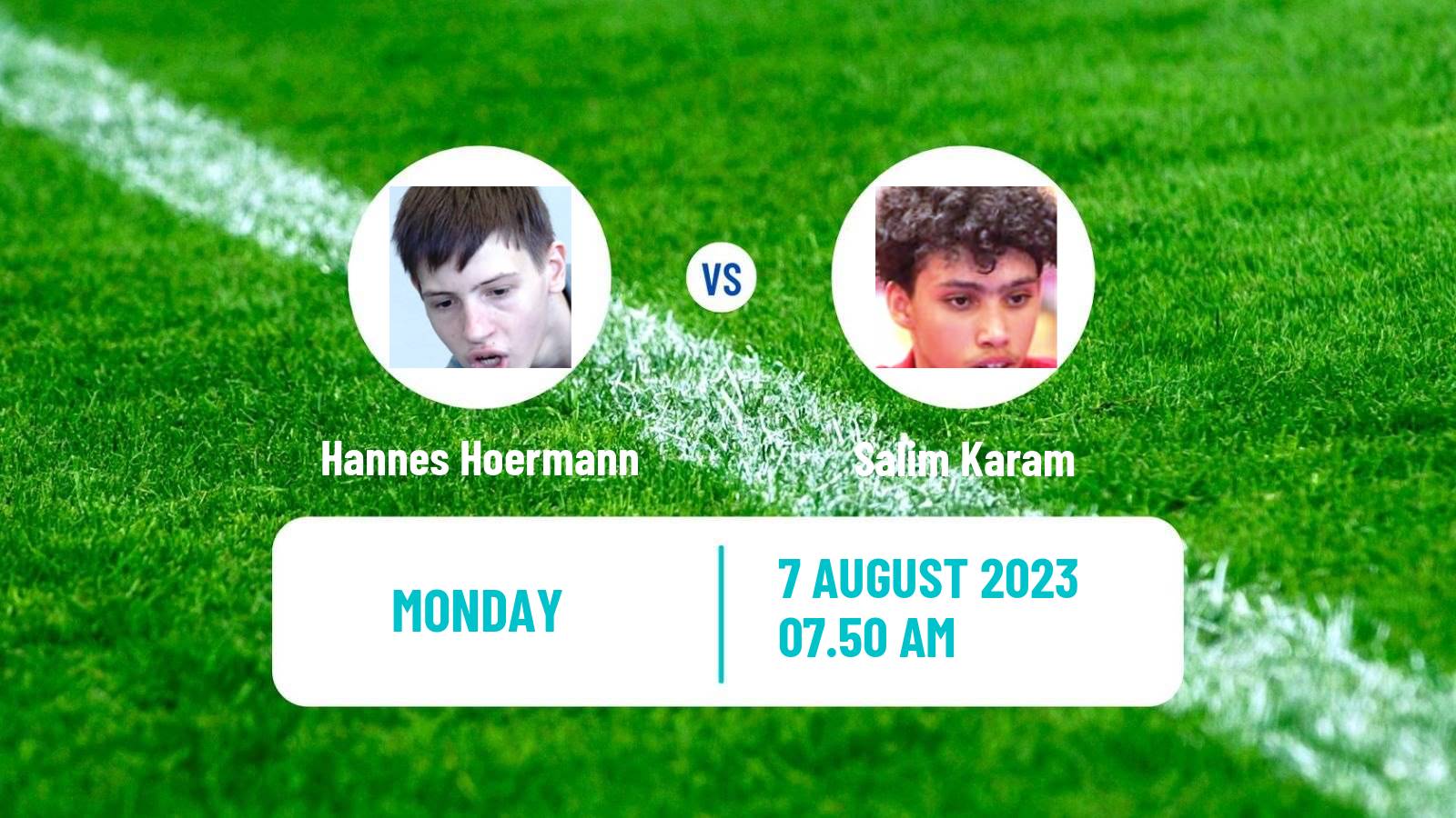 Table tennis Challenger Series Men Hannes Hoermann - Salim Karam