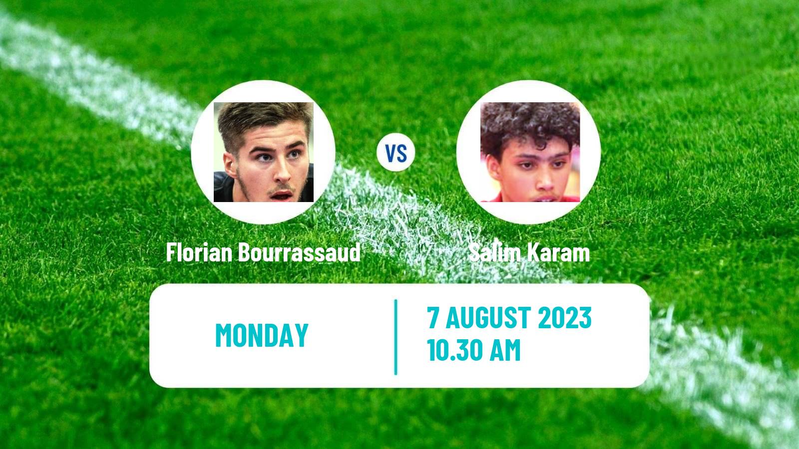 Table tennis Challenger Series Men Florian Bourrassaud - Salim Karam