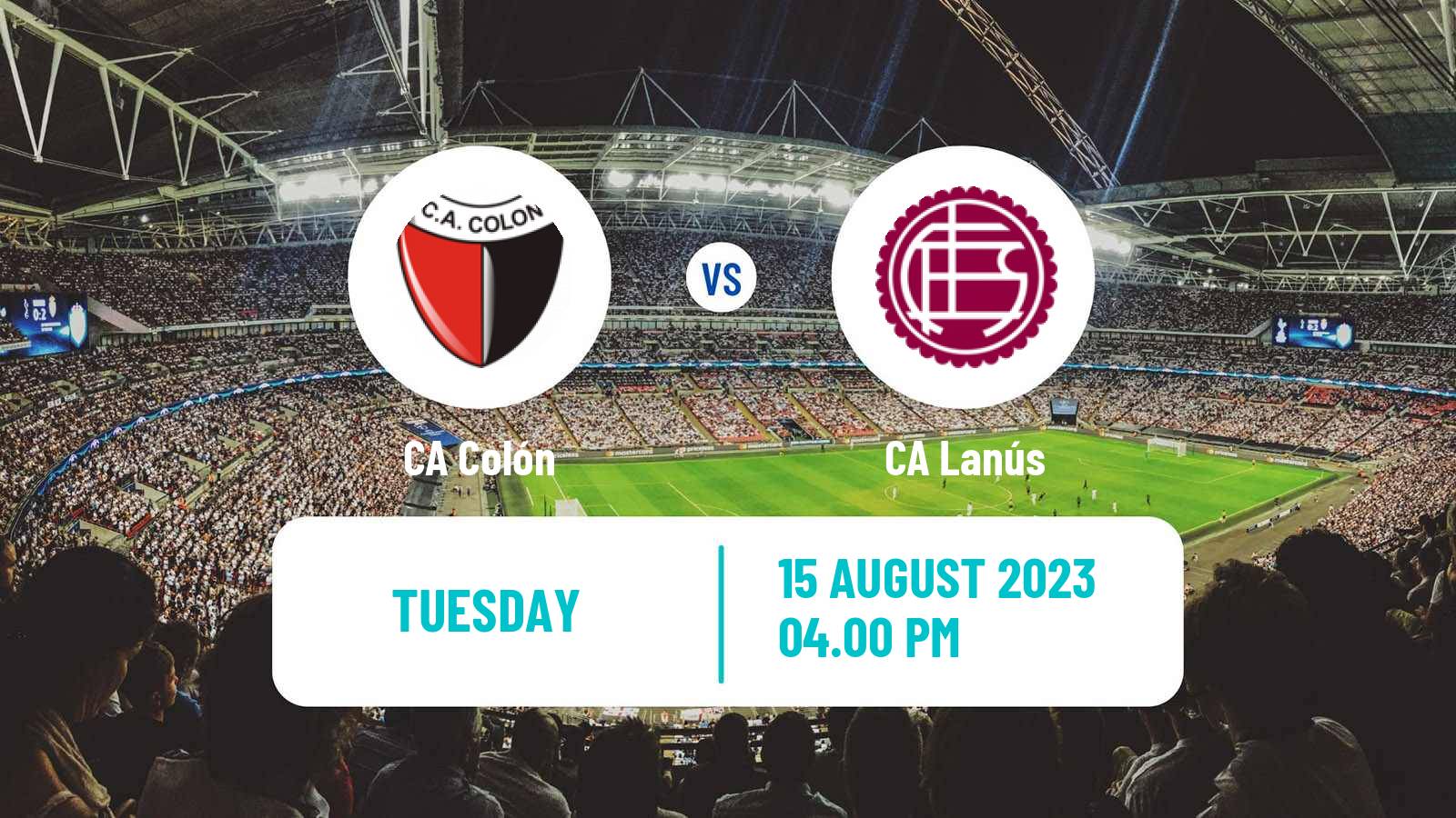 Soccer Copa Argentina Colón - Lanús