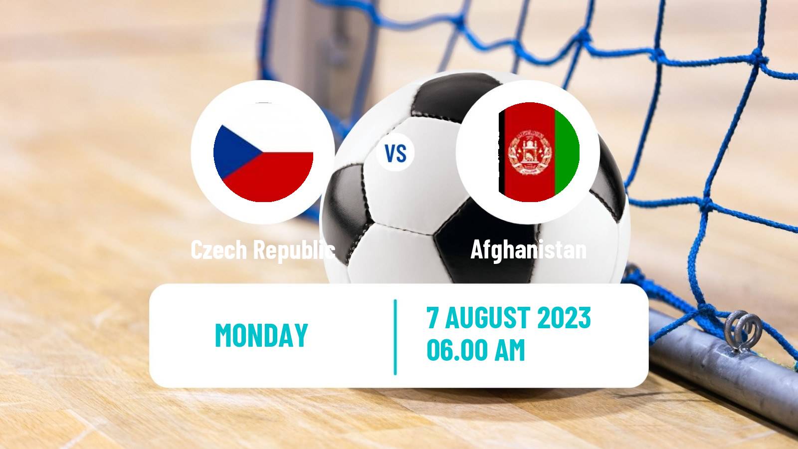 Futsal Continental Championship Futsal Czech Republic - Afghanistan