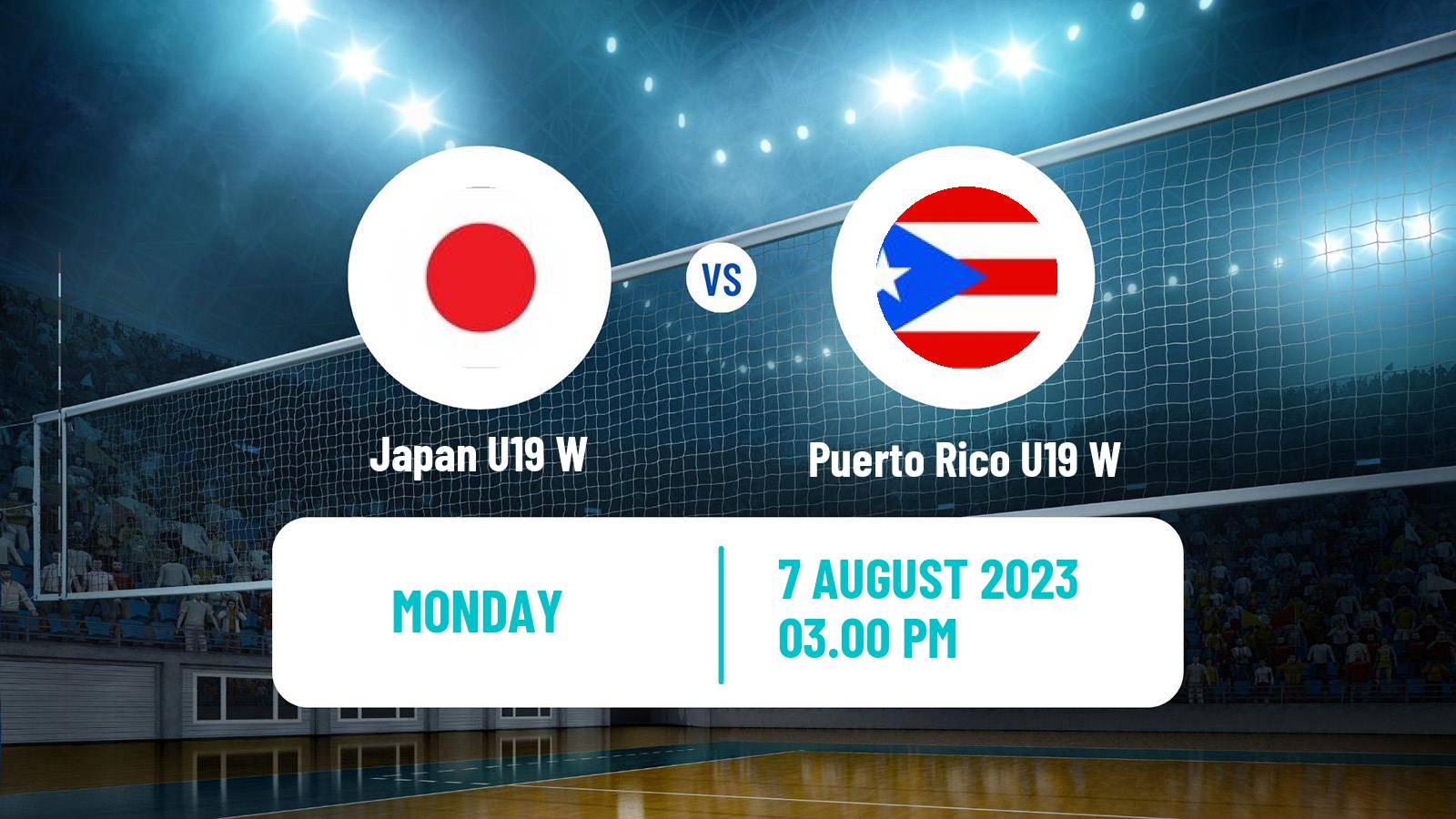 Volleyball World Championship U19 Volleyball Women Japan U19 W - Puerto Rico U19 W