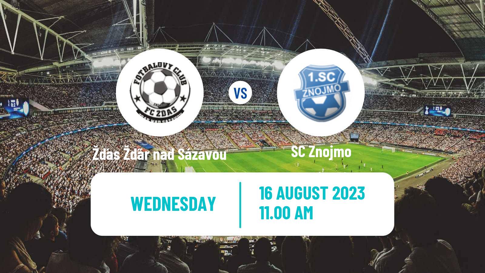 Soccer Czech Cup Žďas Žďár nad Sázavou - Znojmo
