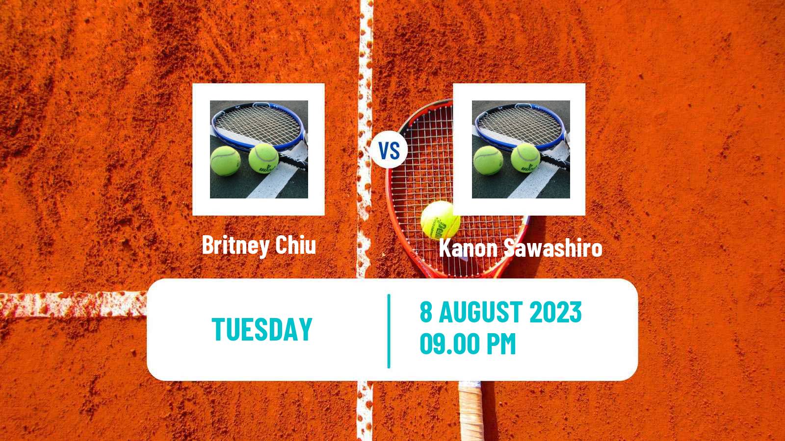 Tennis ITF W15 Sapporo 3 Women Britney Chiu - Kanon Sawashiro
