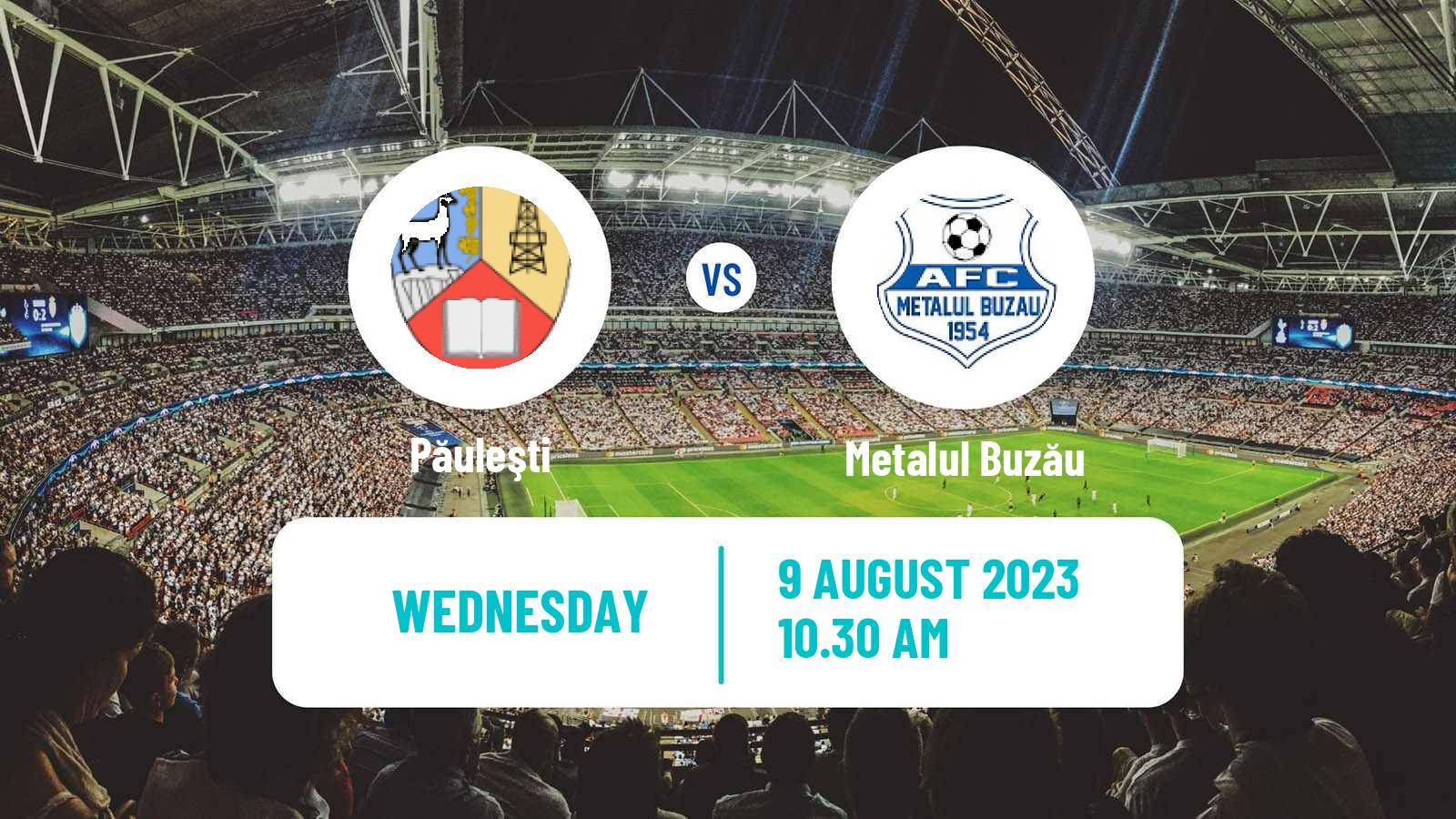 Soccer Romanian Cup Păuleşti - Metalul Buzău