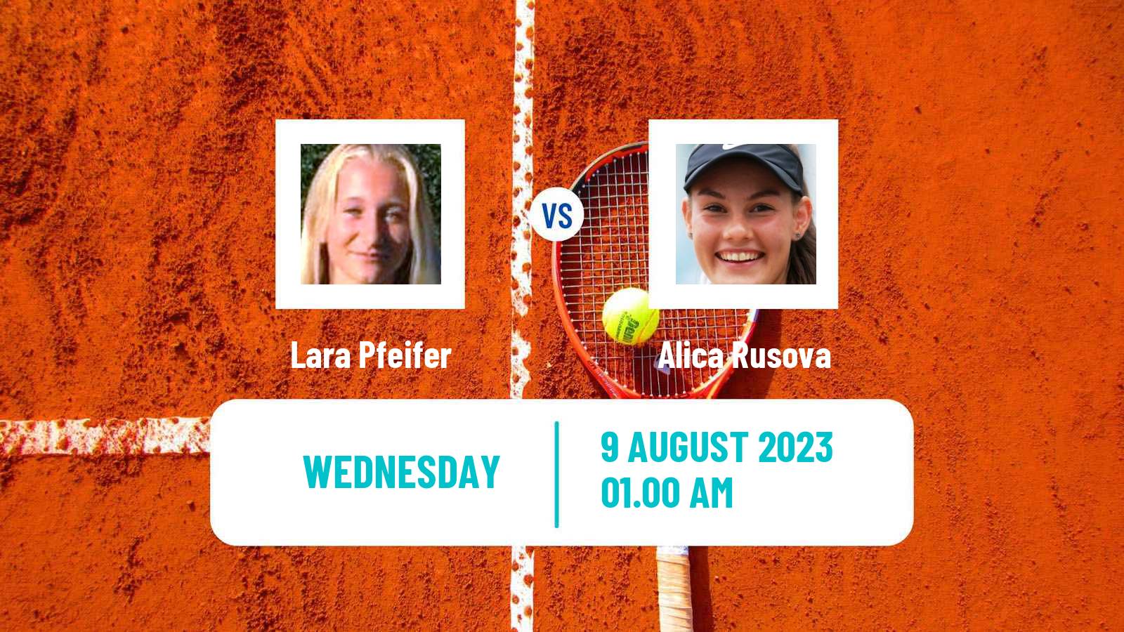 Tennis ITF W15 Tbilisi 2 Women Lara Pfeifer - Alica Rusova