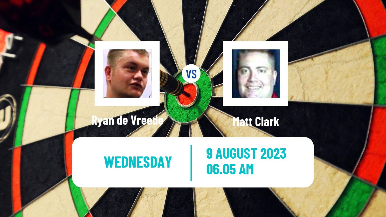 Darts Modus Super Series Ryan de Vreede - Matt Clark
