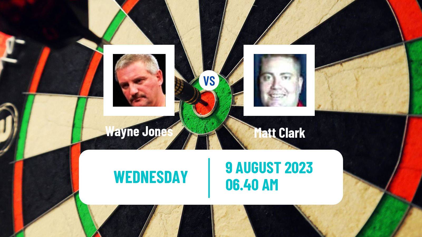 Darts Modus Super Series Wayne Jones - Matt Clark
