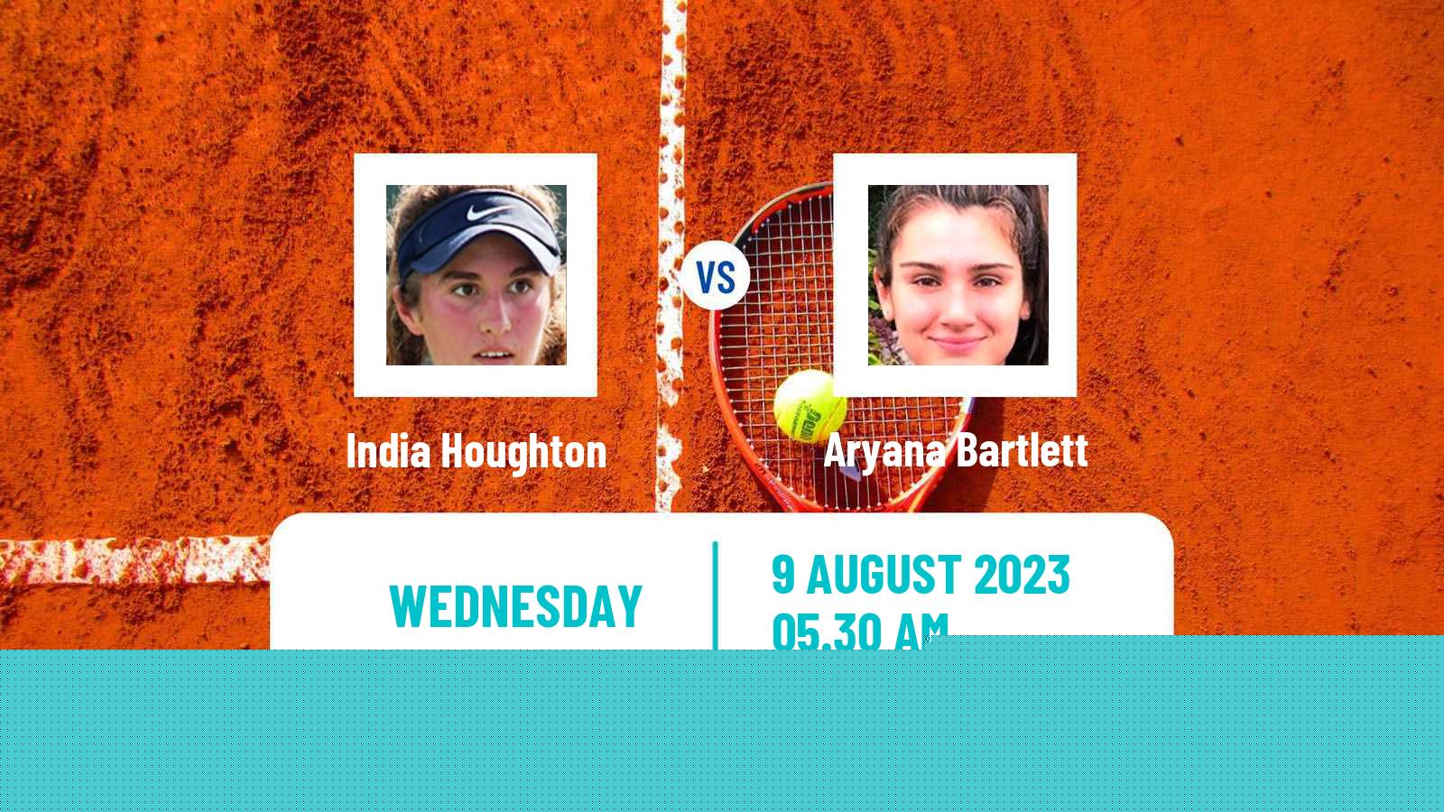 Tennis ITF W15 Monastir 22 Women India Houghton - Aryana Bartlett