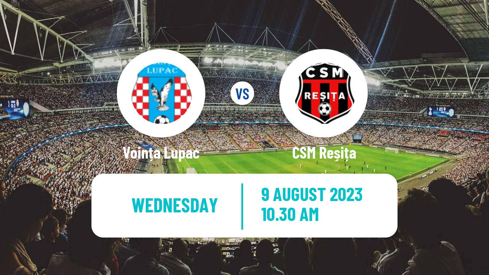 Soccer Romanian Cup Voința Lupac - Reșița