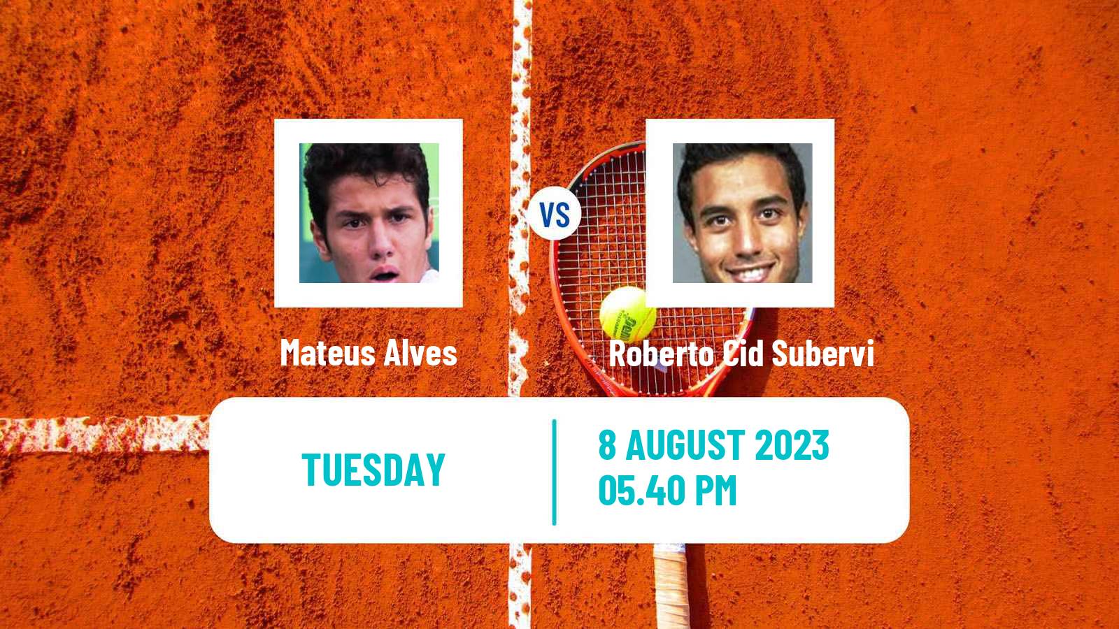 Tennis Santo Domingo Challenger Men Mateus Alves - Roberto Cid Subervi