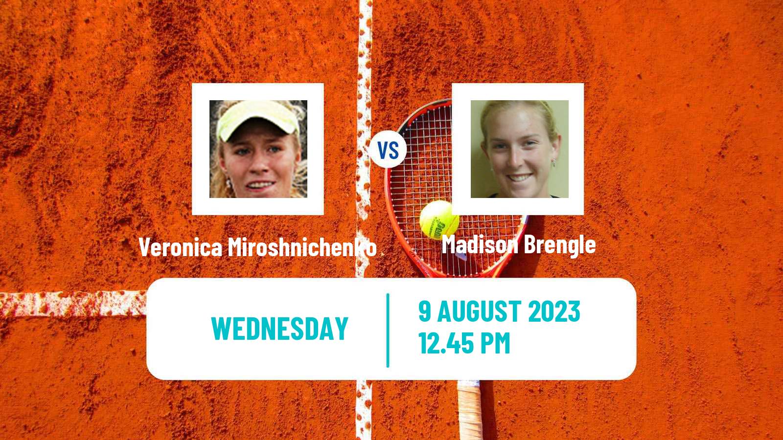 Tennis ITF W100 Landisville 2 Women Veronica Miroshnichenko - Madison Brengle